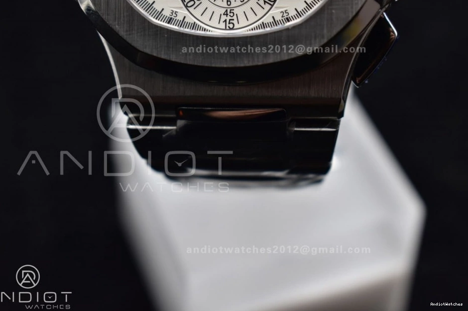 A7750 Wht PPF SS Mod Nautilus 435 5980 Stk Date Cozy Chrono SS 0805